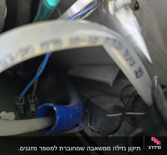 צינורות וחוטים במערכת מיזוג אוויר